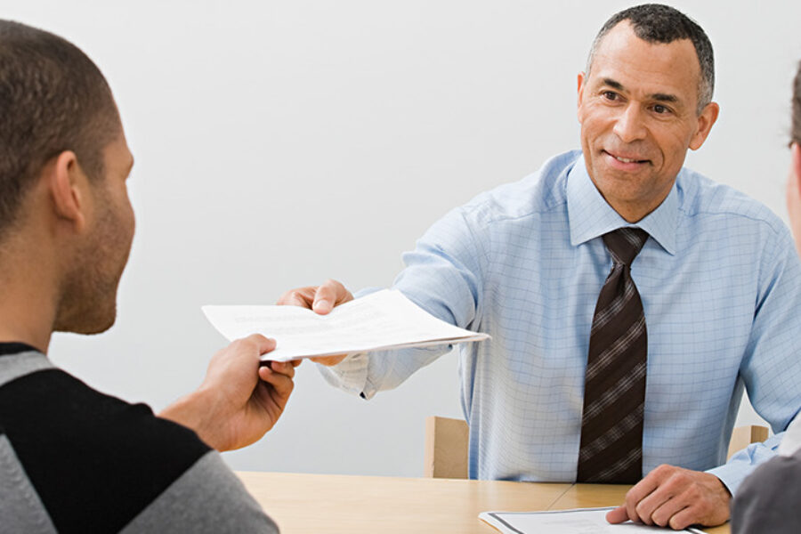 People in a meeting